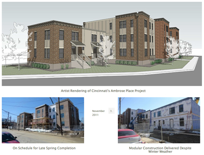 Ambrose Place: Unibilt Partners on Cincinnati Modular Construction Housing Project 